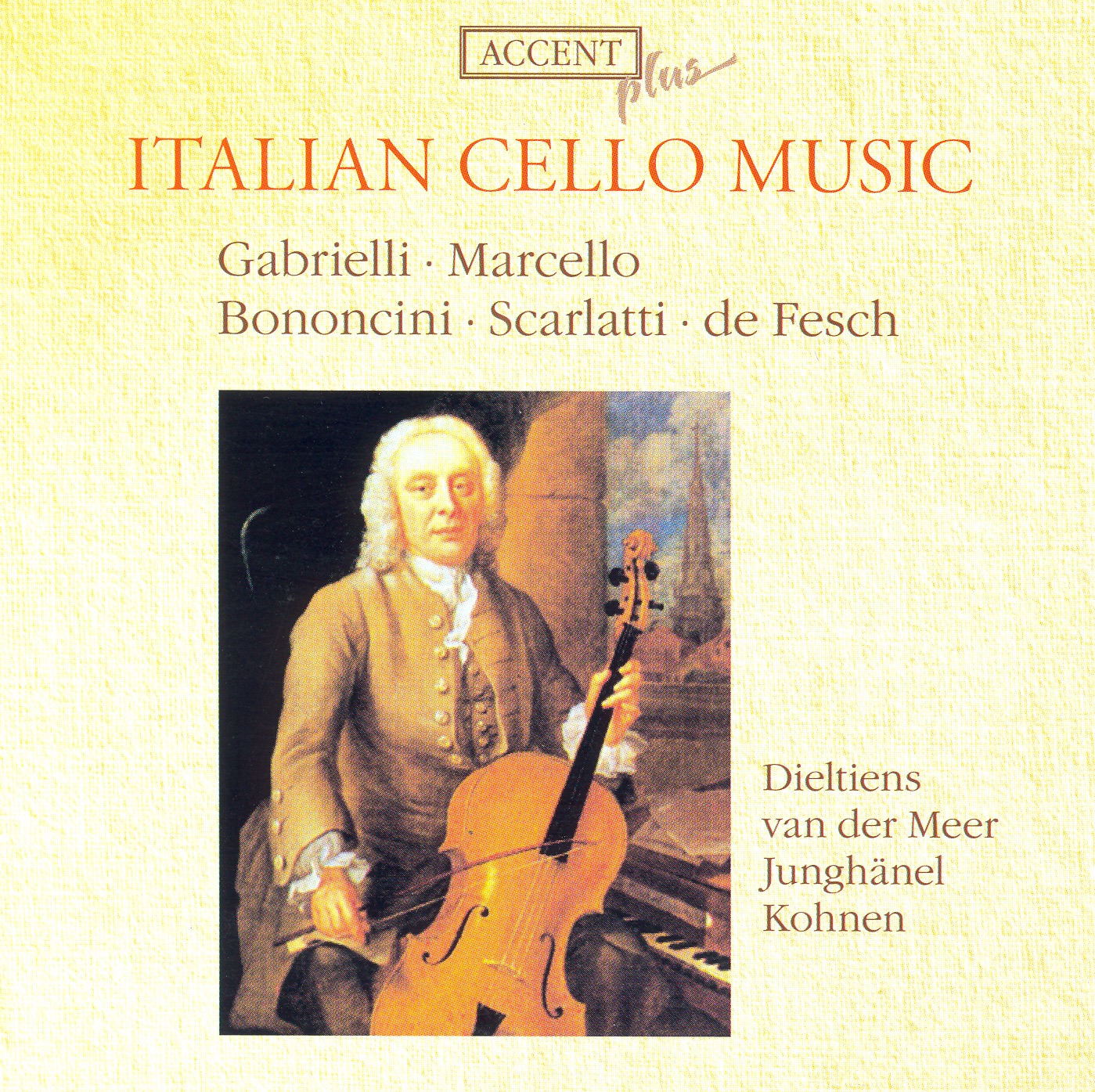 Italian Cello Music album cover