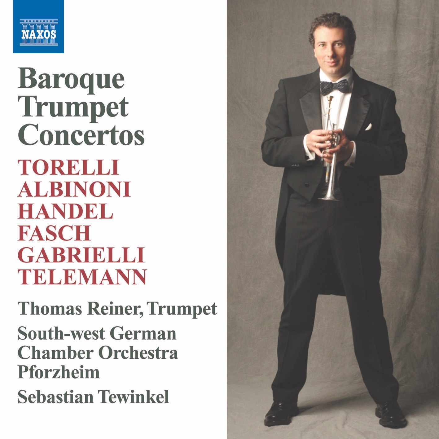 Thomas Reiner: Baroque Trumpet Concertos album cover