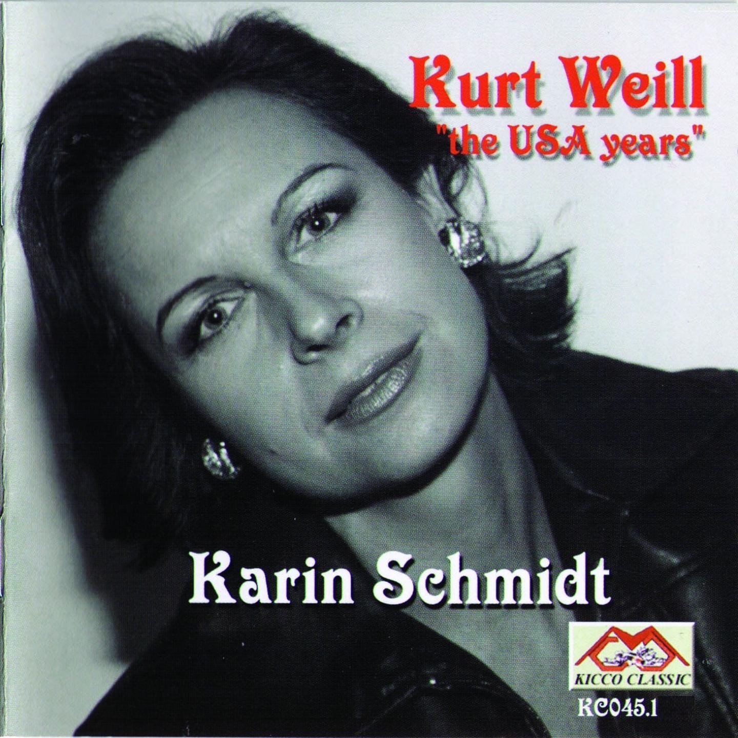 Kurt Weil the Usa Years album cover
