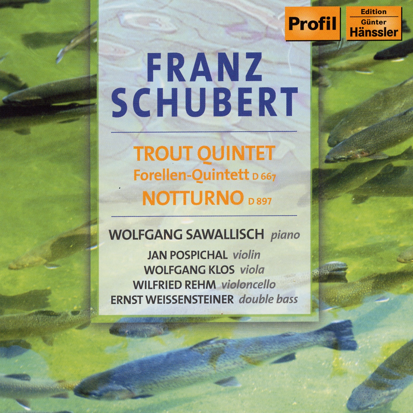 Schubert: Piano Quintet In a Major, "Trout" - Notturno album cover