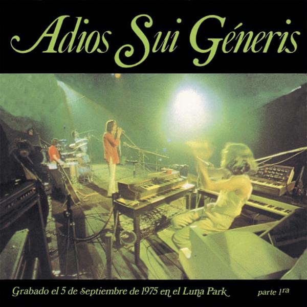 Adios Sui Generis, Vol. 1 (En Vivo) album cover