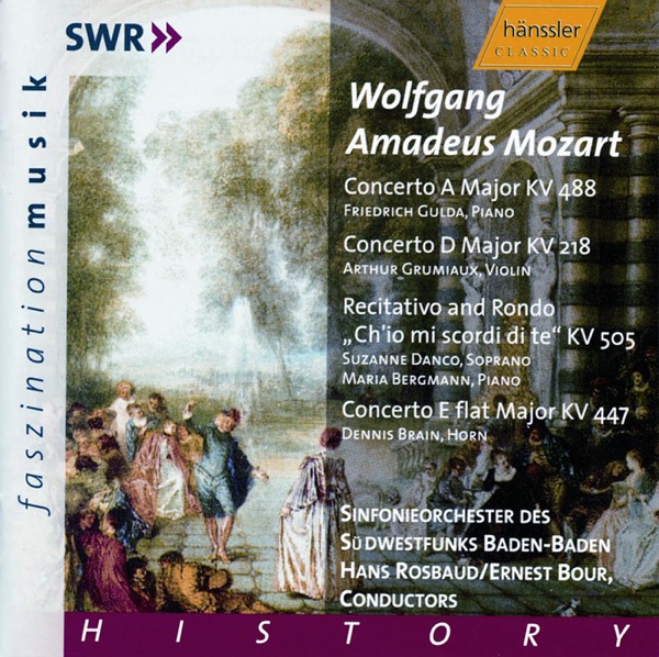 Mozart: Piano Concerto No. 23 - Violin Concerto No. 4 - Horn Concerto No. 3 album cover