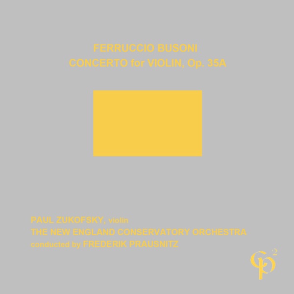 Busoni Violin Concerto - EP album cover