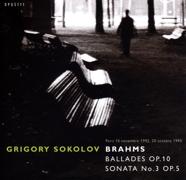Brahms: Ballads, Op. 10 - Sonata No. 3 album cover