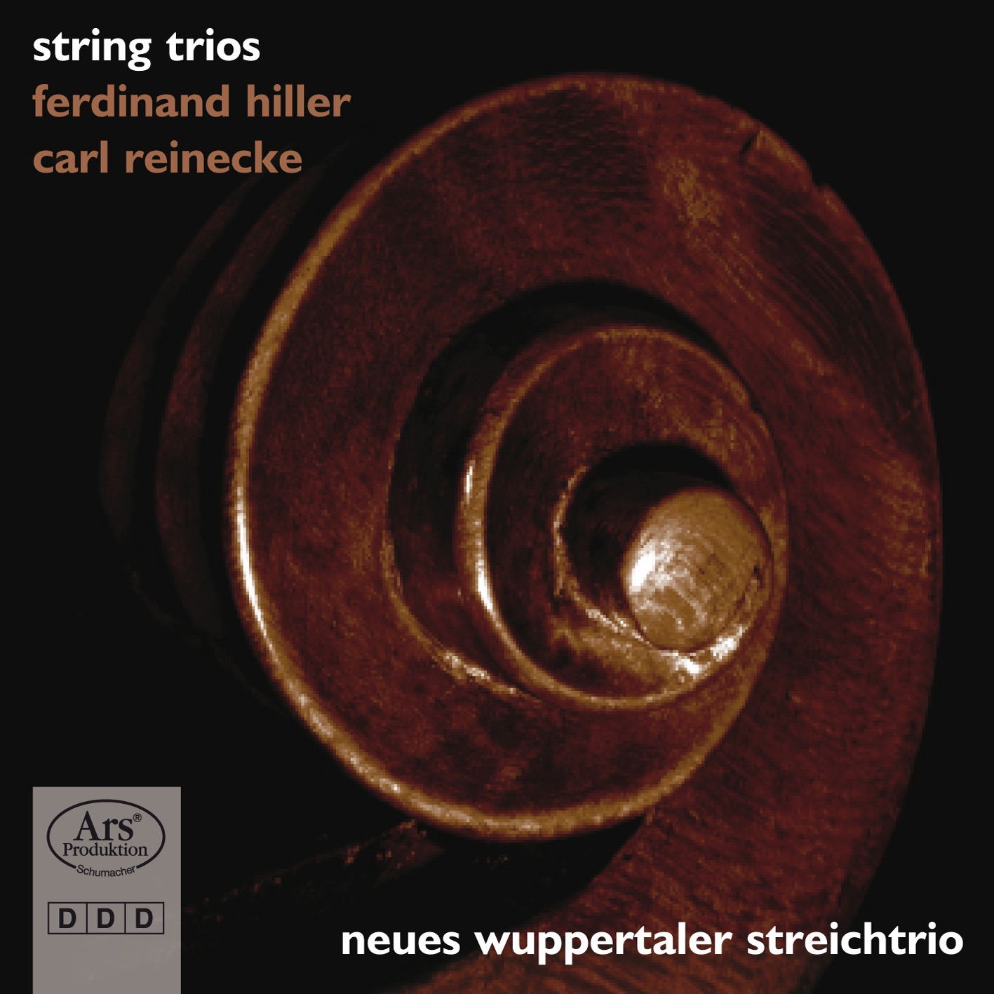 Hiller & Reinecke: String Trios album cover