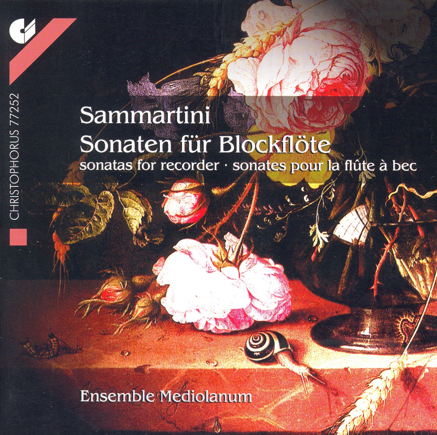 Sammartini: Recorder Sonatas album cover