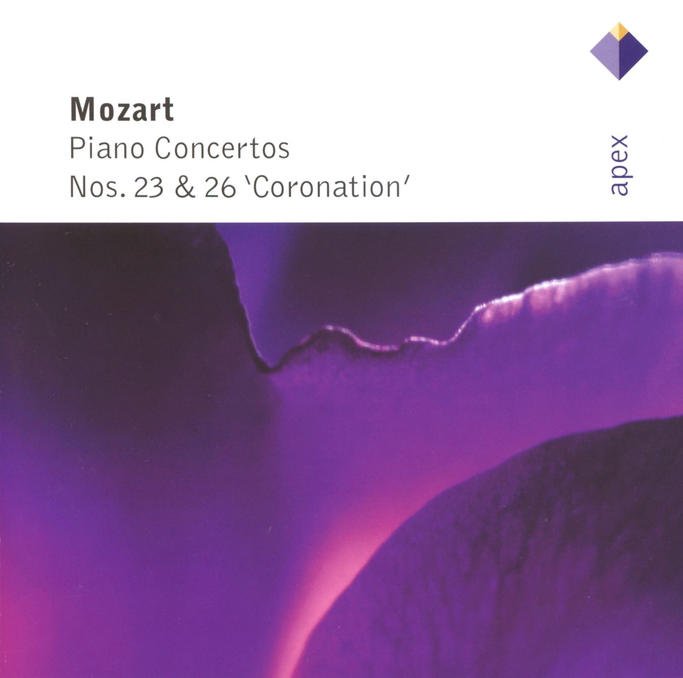 Mozart: Piano Concertos Nos. 23 & 26, 'Coronation' album cover