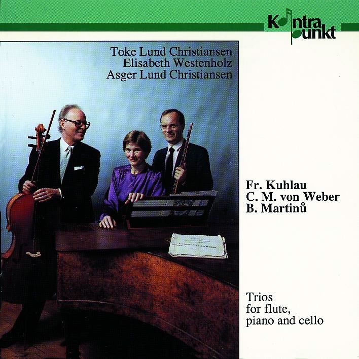 Weber, Kuhlau, Martinu: Trios for Flute, Cello and Piano album cover