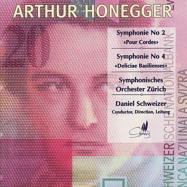 Honegger: Symphonies Nos. 2 & 4 album cover