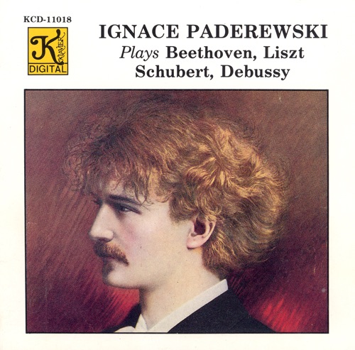 Ignace Paderewski Plays Beethoven, Liszt, Schubert and Debussy album cover