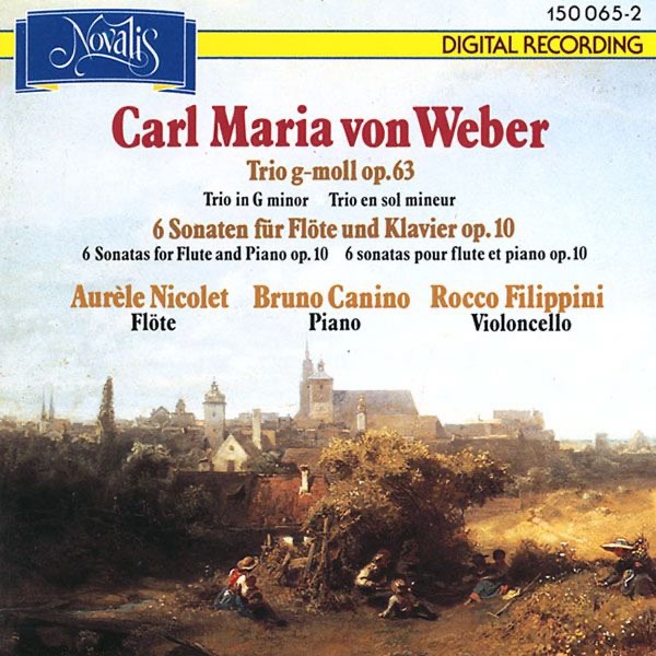 Weber: Trio for Piano, Flute and Violoncello Op. 63, 6 Sonatas for Piano and Flute Op. 10 album cover