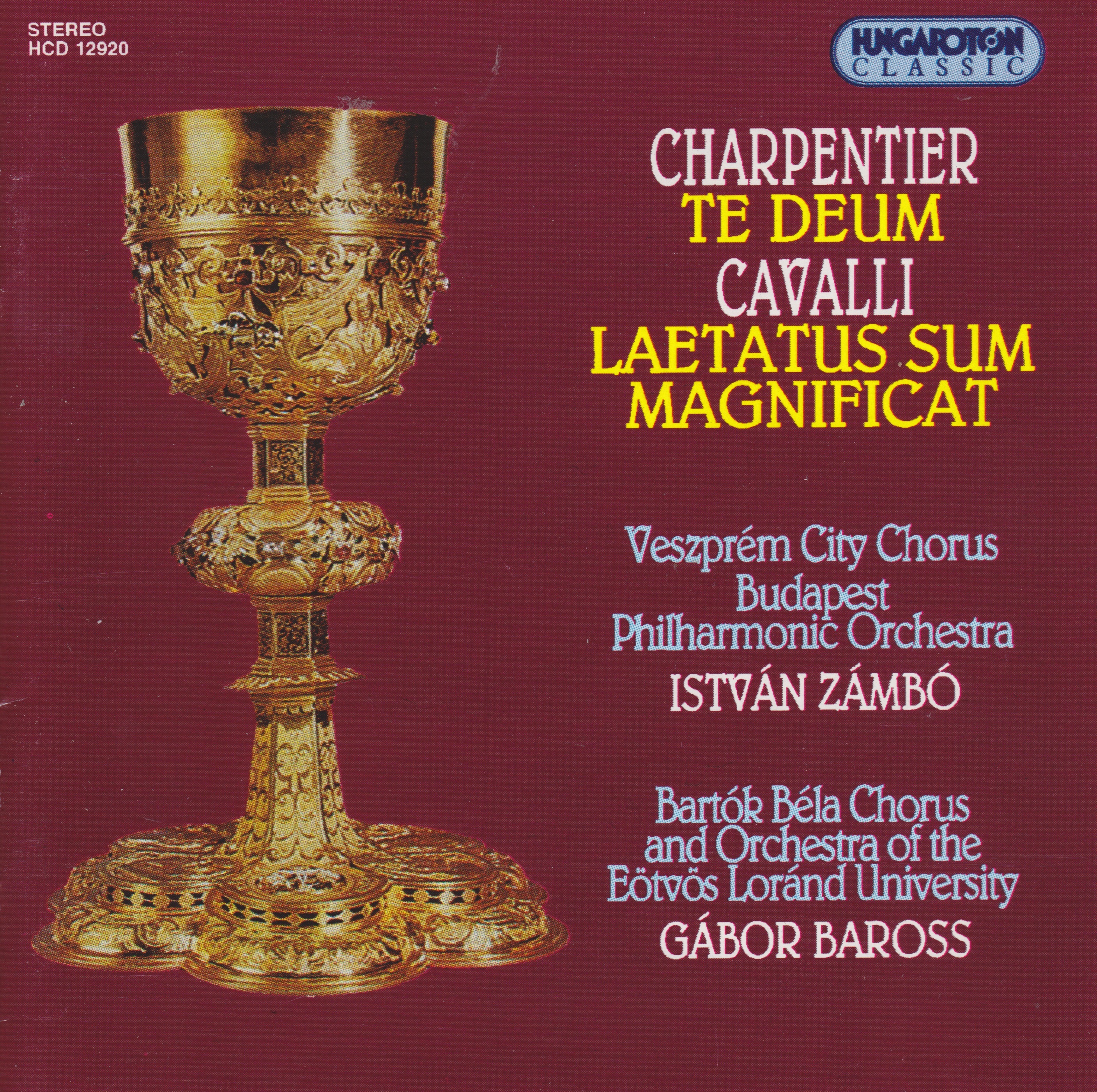 Church Music by Charpentier and Cavalli album cover