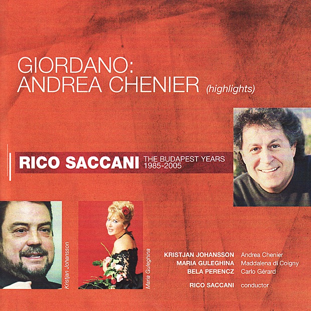 Giordano: Andrea Chenier (Highlights) album cover