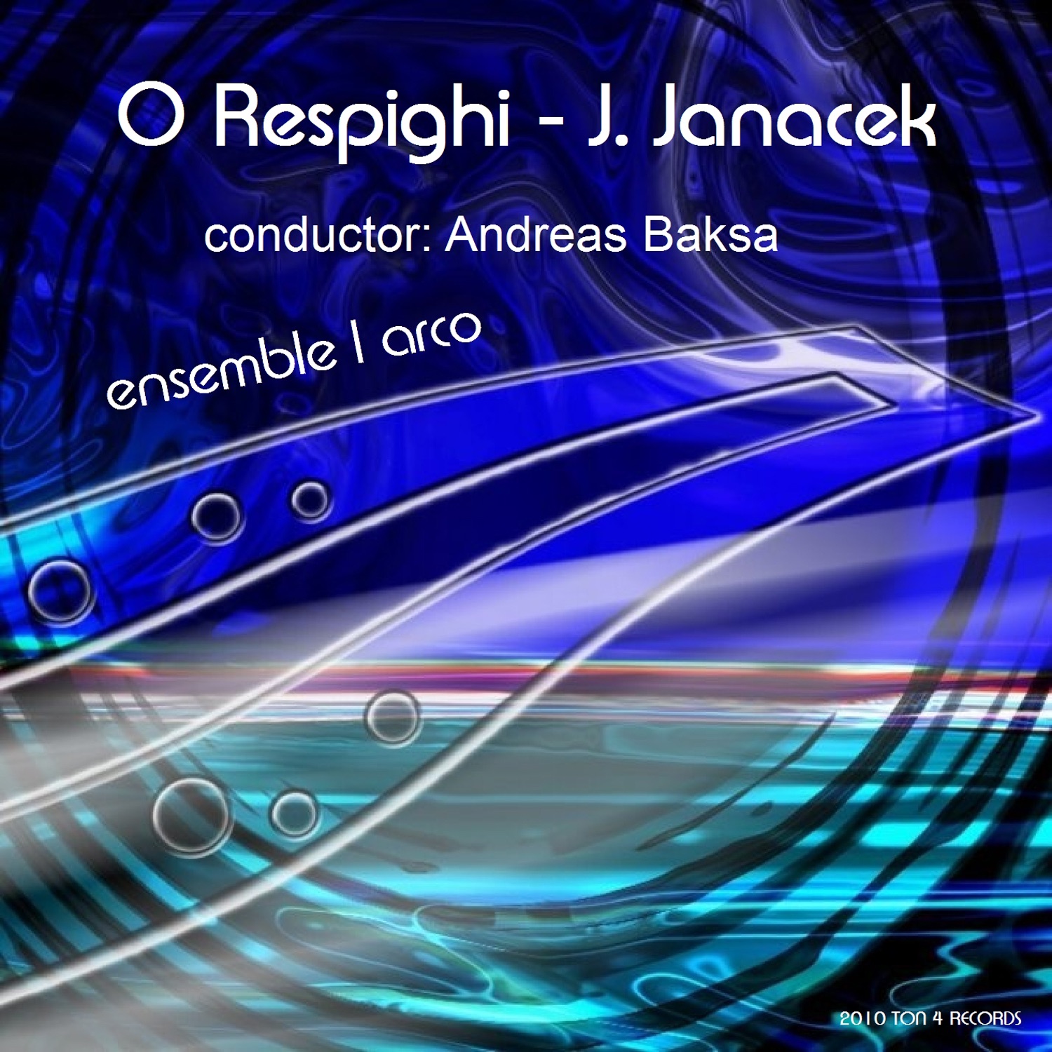Ottorino Respighi and Leos Janacek album cover