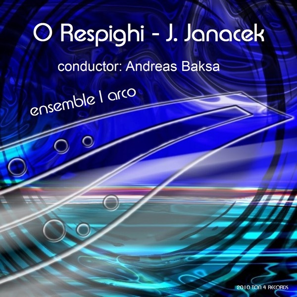 Ottorino Respighi and Leos Janacek album cover