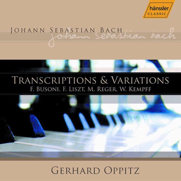 Transcriptions and Variations of Music By J. S. Bach album cover