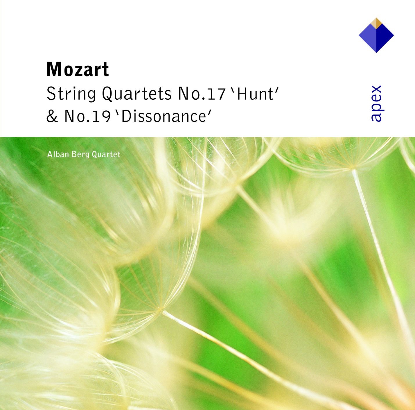 Mozart: String Quartets Nos. 17 "Hunt" & 19 "Dissonance" album cover