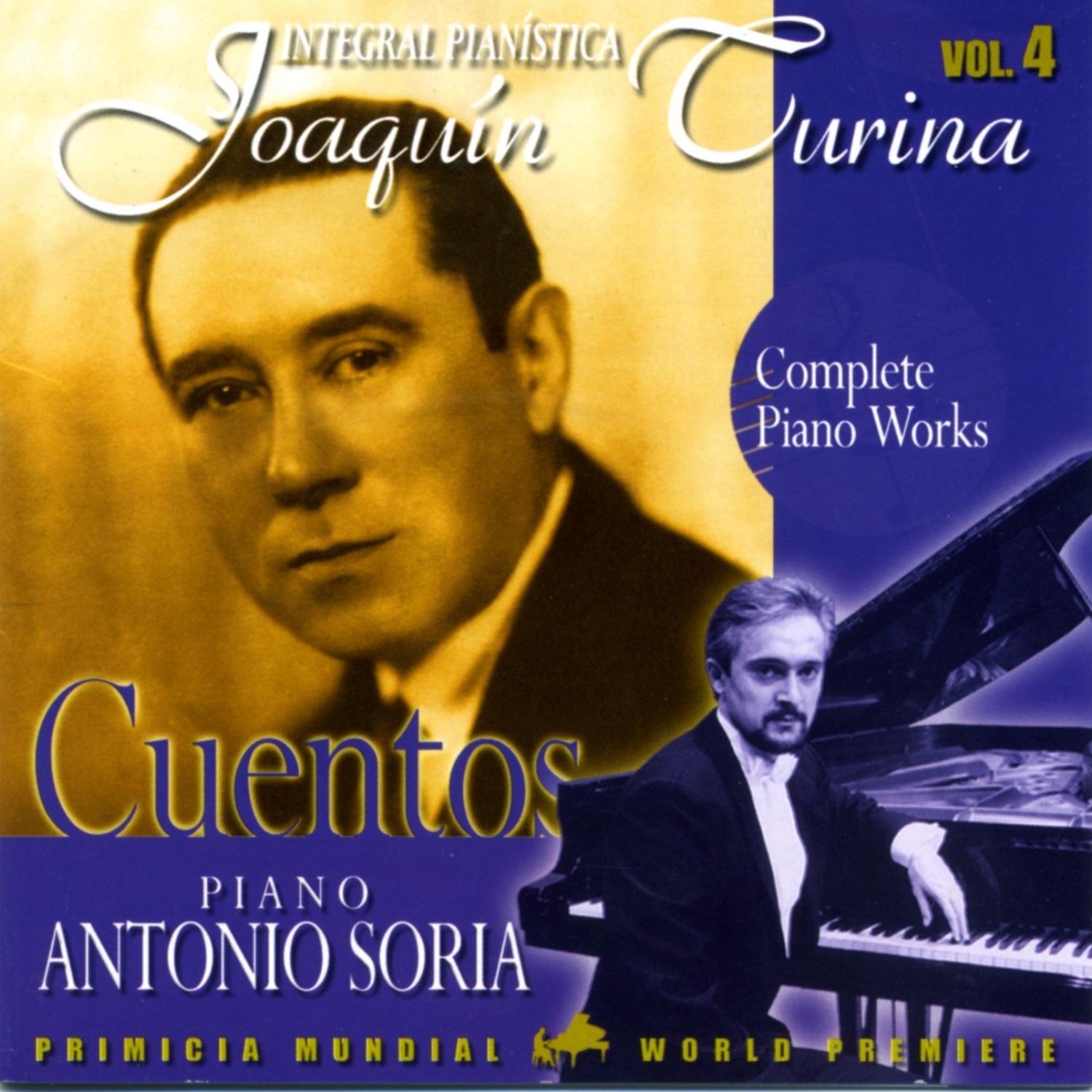 Joaquin Turina Complete Piano Works Vol. 4 Cuentos album cover