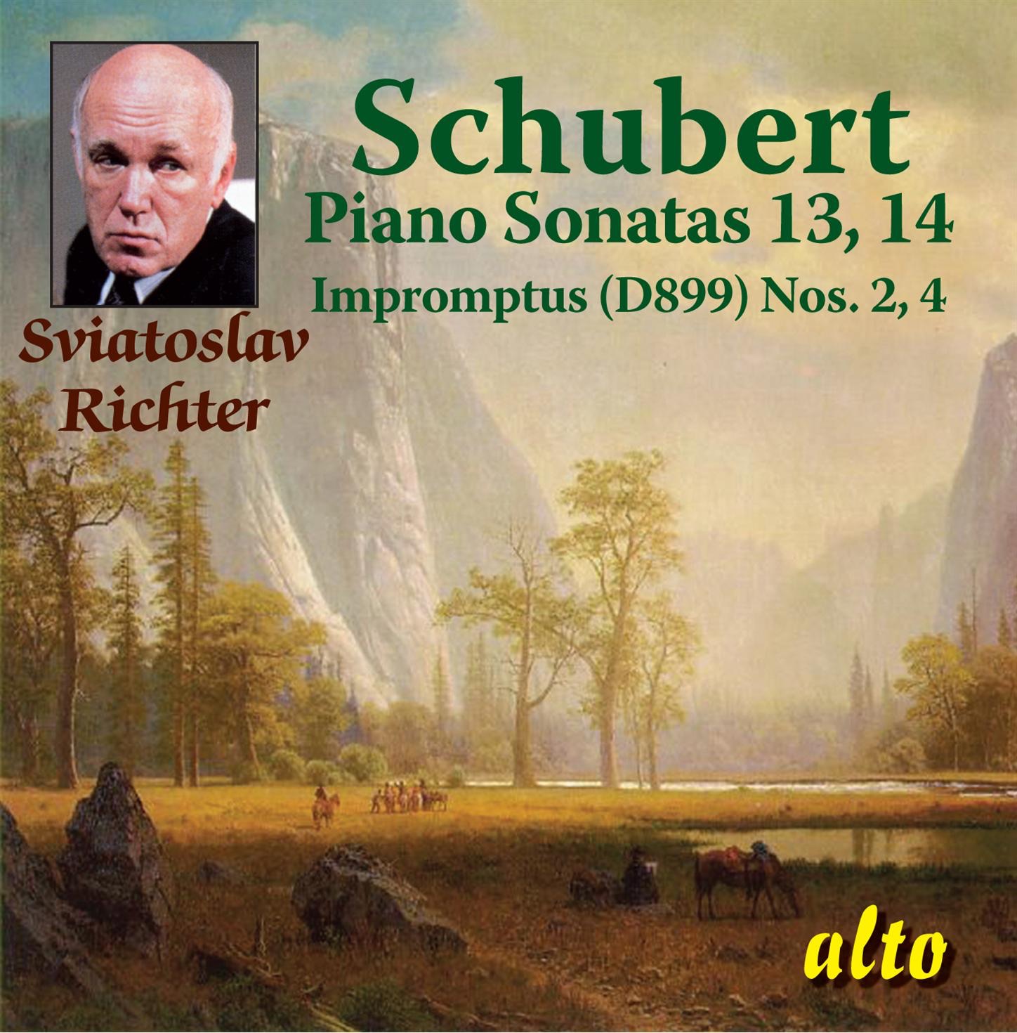 Schubert: Piano Sonatas 13 & 14, Impromptus album cover