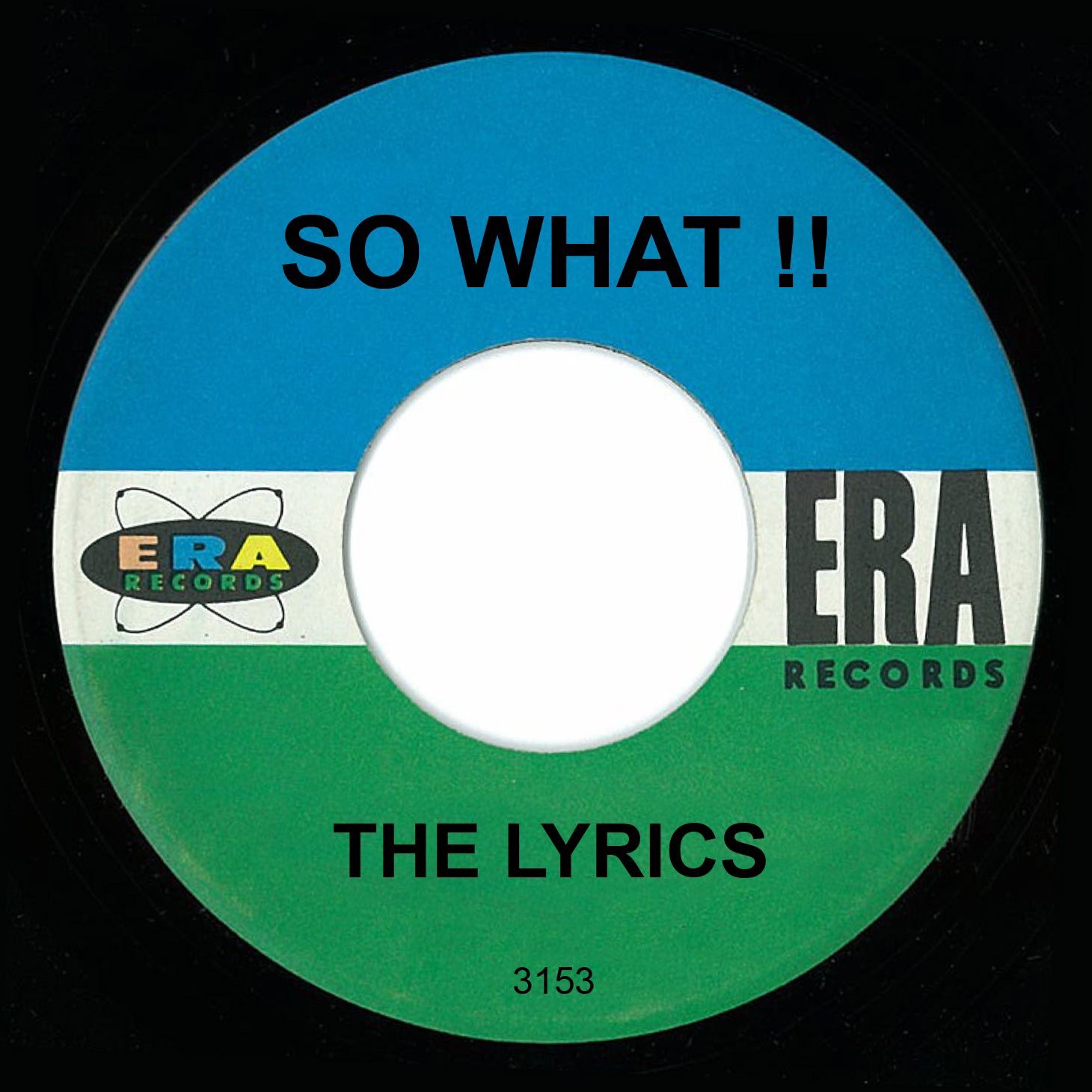 So What!! - Single album cover
