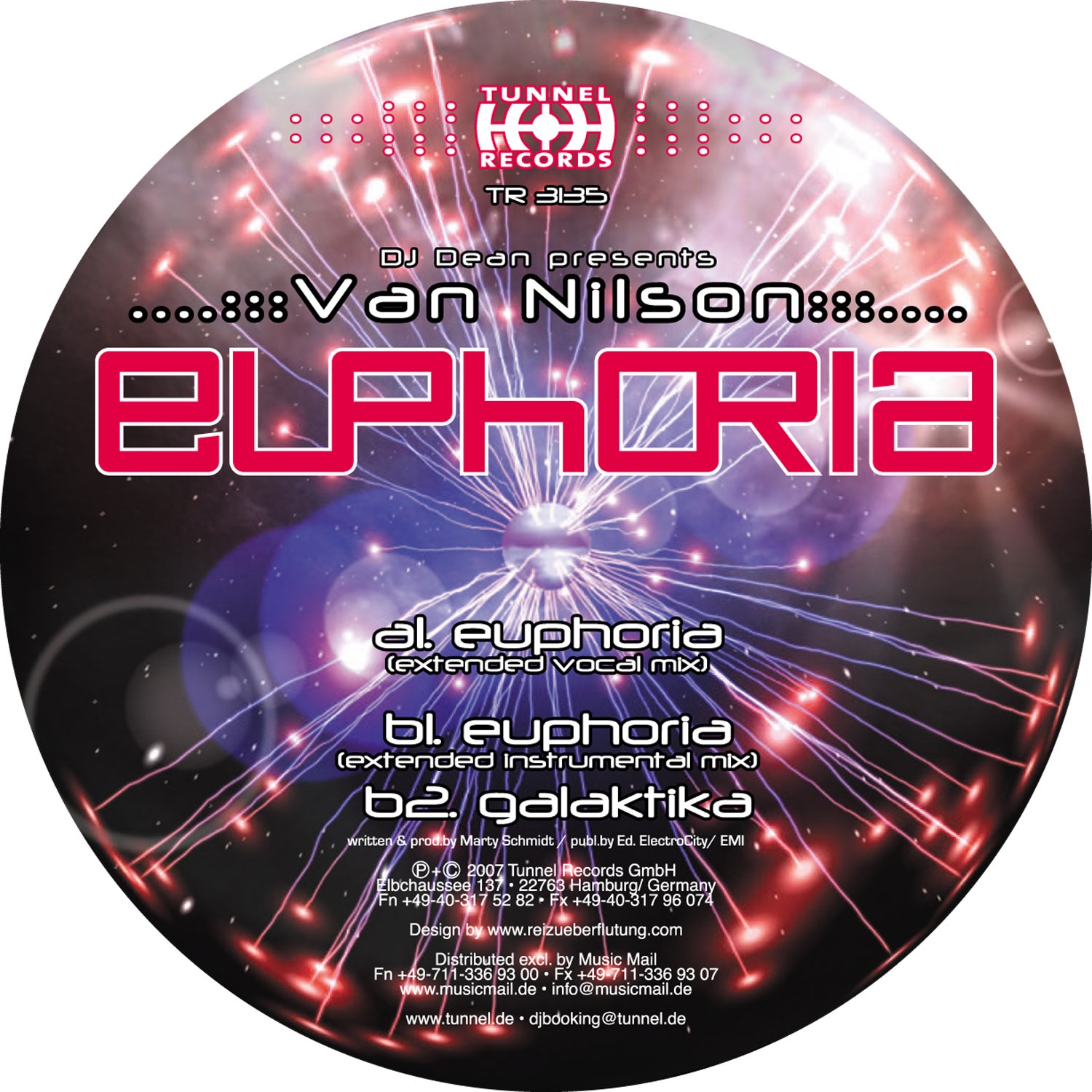 Euphoria (DJ Dean Presents Van Nilson) album cover