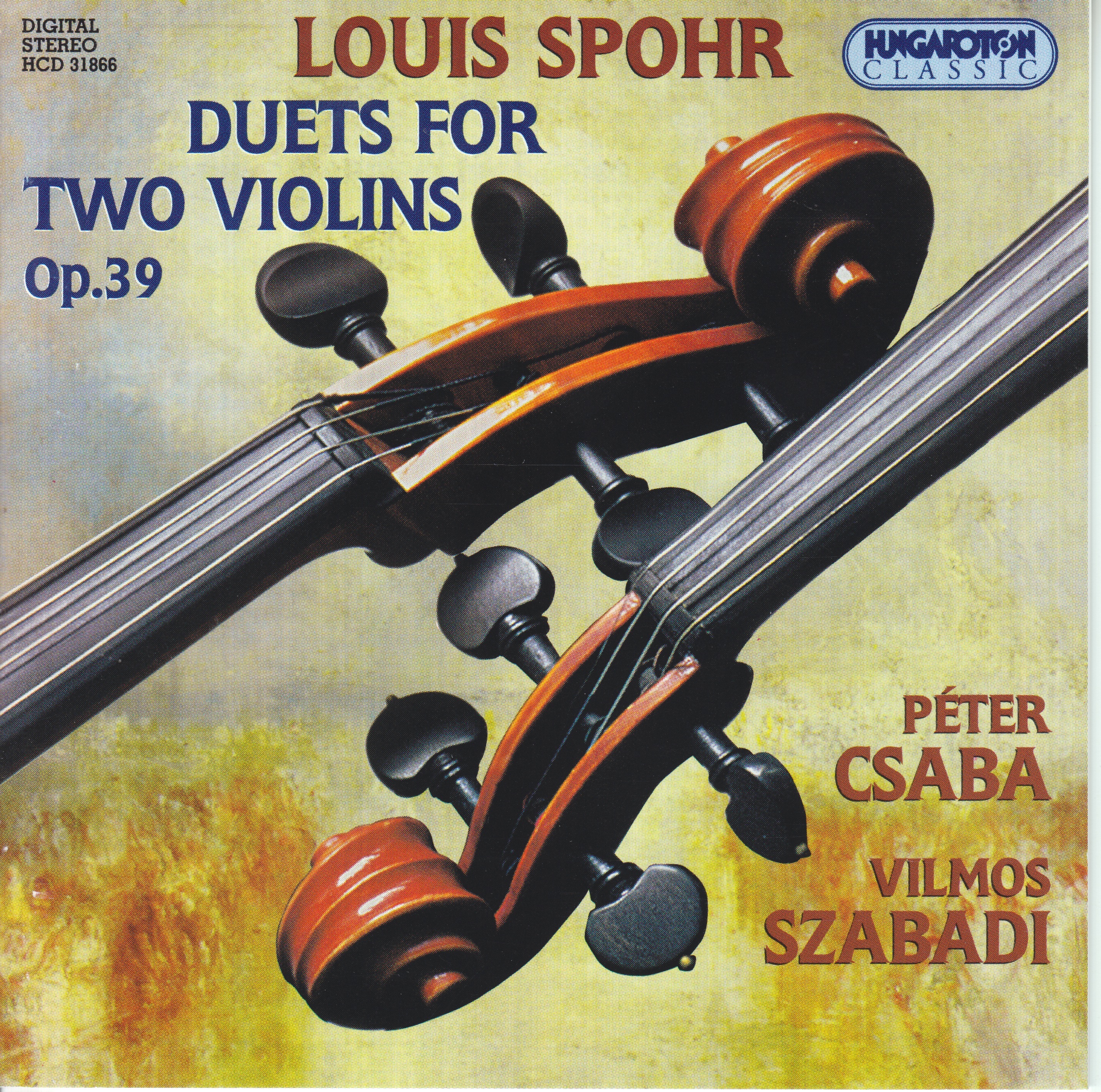 Duets for two Violins Op.39 album cover
