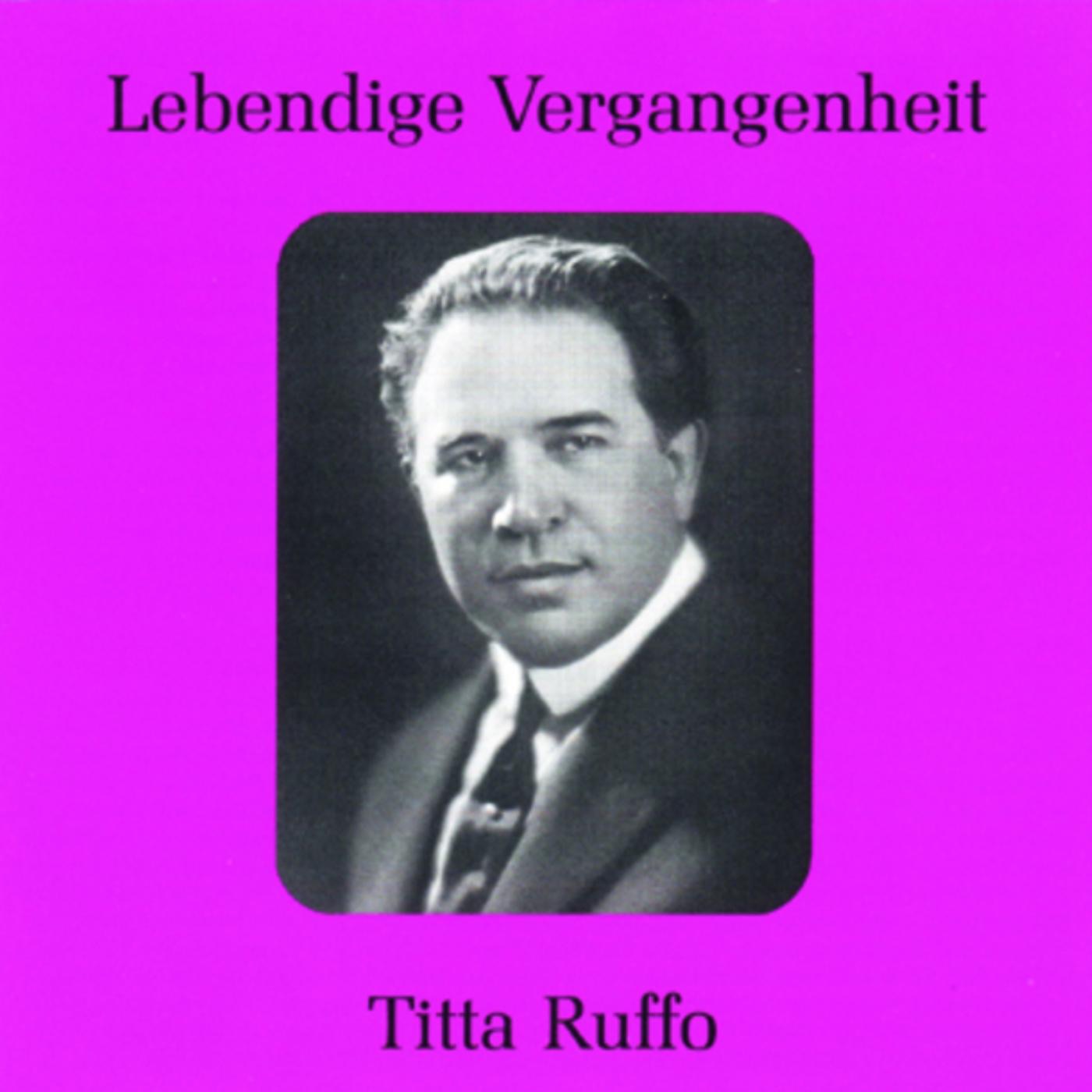 Lebendige Vergangenheit - Titta Ruffo album cover