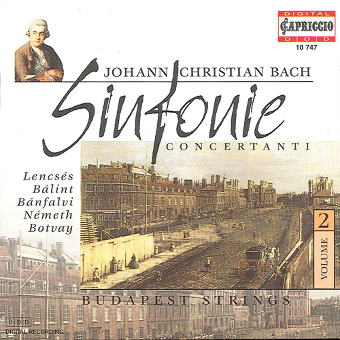 Bach, J.C.: Sinfonie Concertanti, Vol. 2 album cover