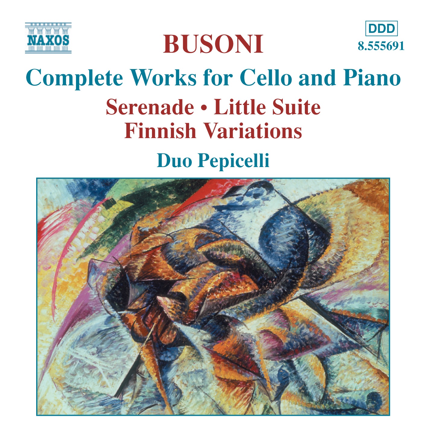 Busoni: Complete Works for Cello and Piano - Respighi: Adagio Con Variazioni album cover