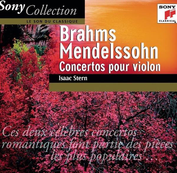 Brahms / Mendelssohn: Concertos pour violon album cover