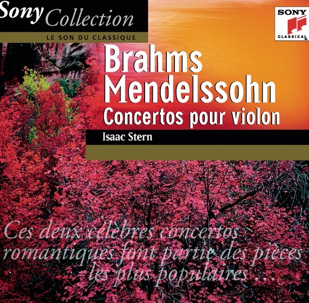 Brahms / Mendelssohn: Concertos pour violon album cover