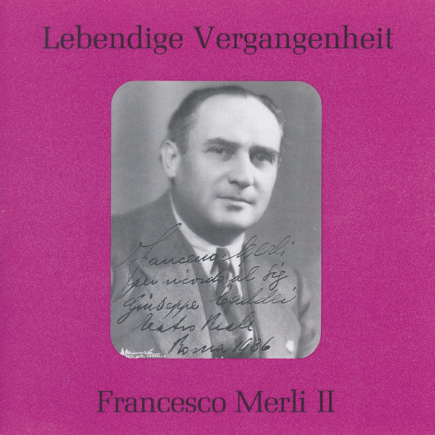 Lebendige Vergangenheit - Francesco Merli (Vol. 2) album cover