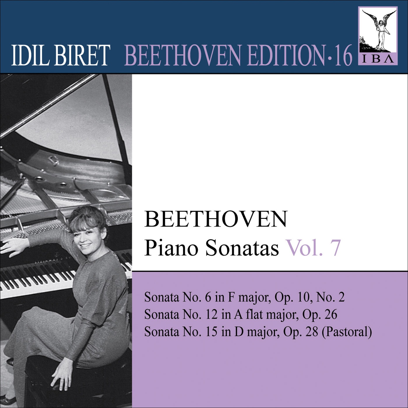 Beethoven, L. van: Piano Sonatas, Vol. 7 (Biret) - Nos. 6, 12, 15 album cover