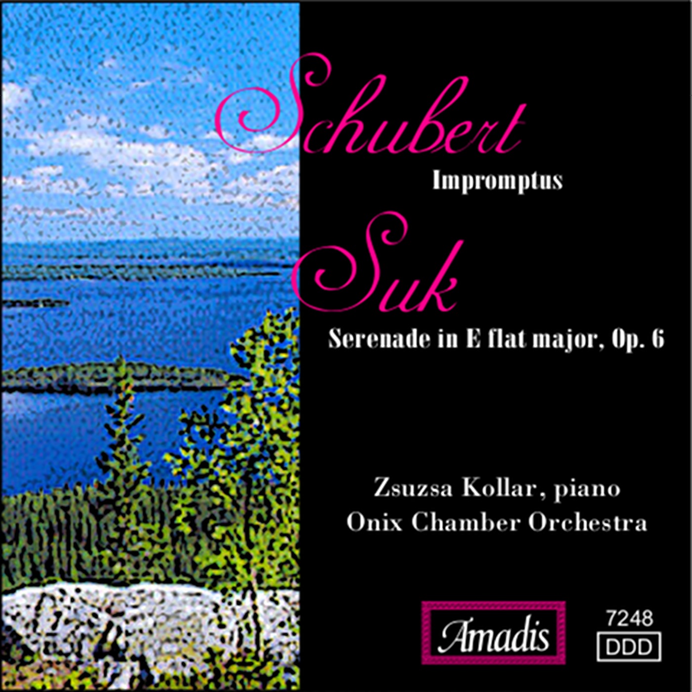 Schubert: Impromptus - Suk: Serenade in E Flat Major, Op. 6 album cover
