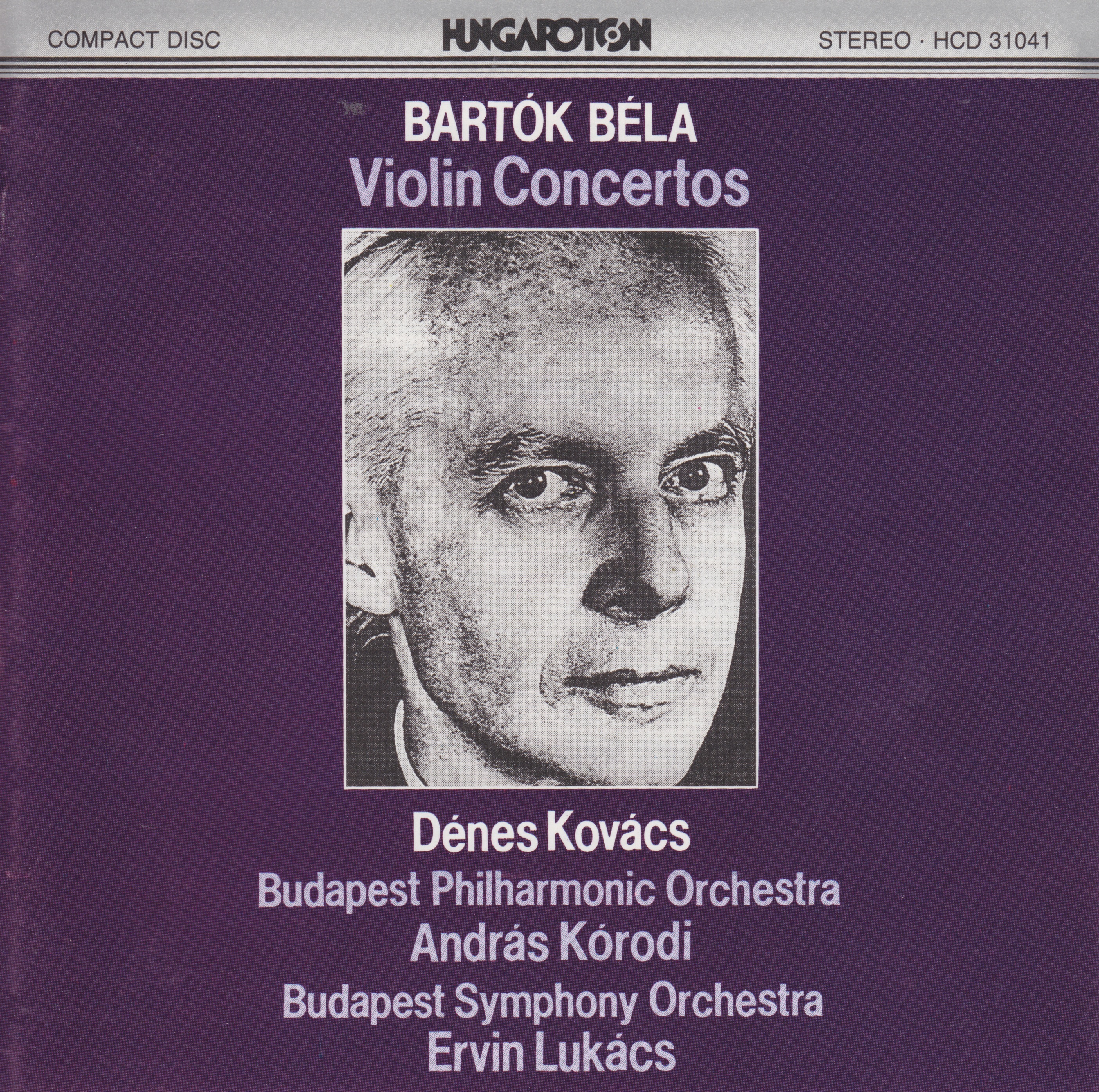 B. Bartók: Violin Concertos album cover