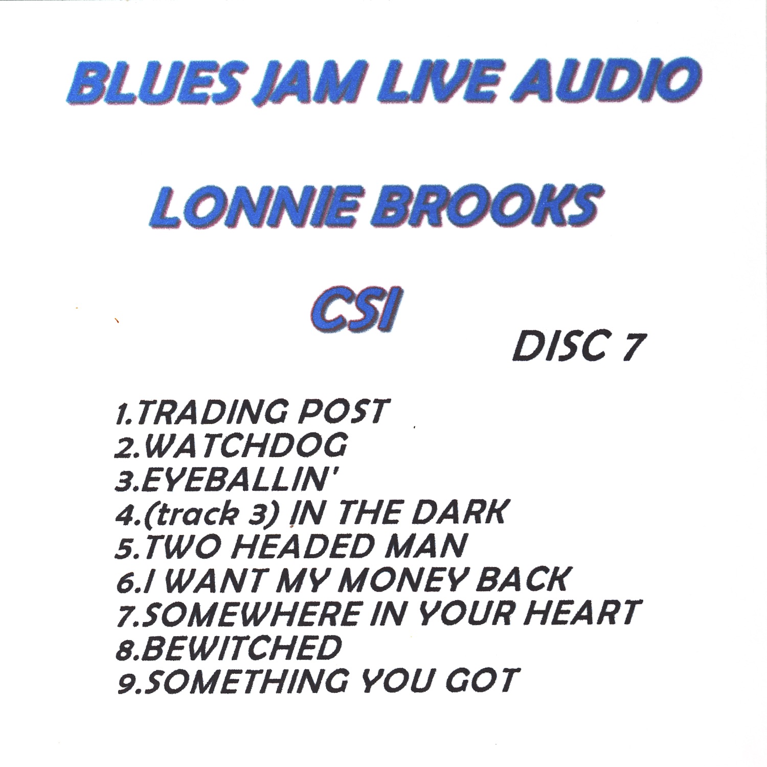 Blues Jam Live Audio: Lonnie Brooks album cover