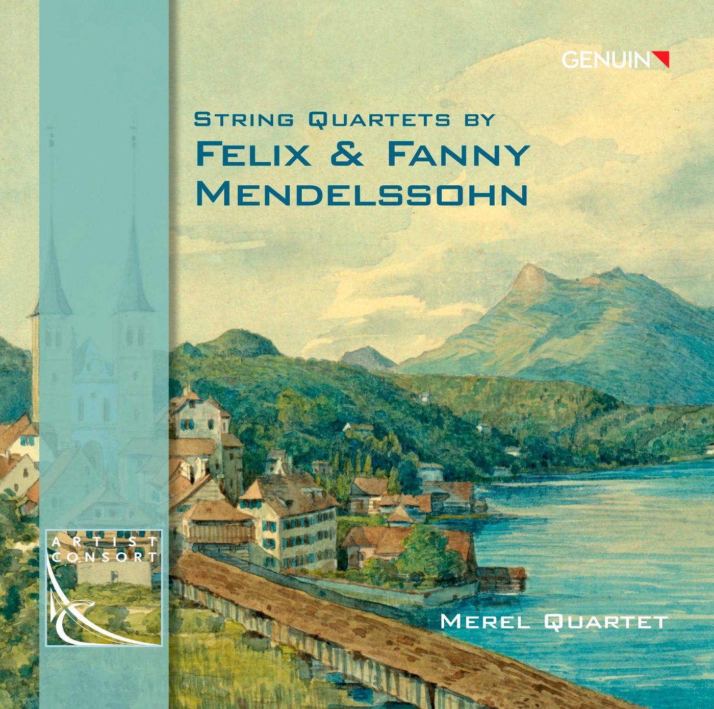 Strings Quartets by Felix & Fanny Mendelssohn album cover