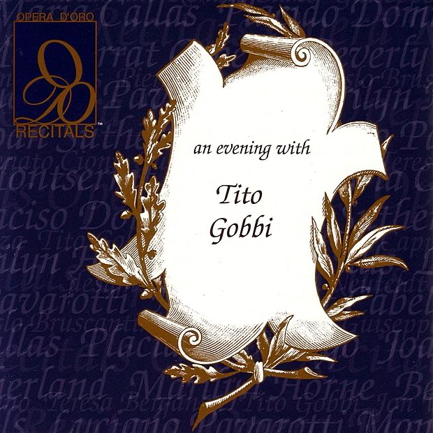 An Evening with Tito Gobbi album cover