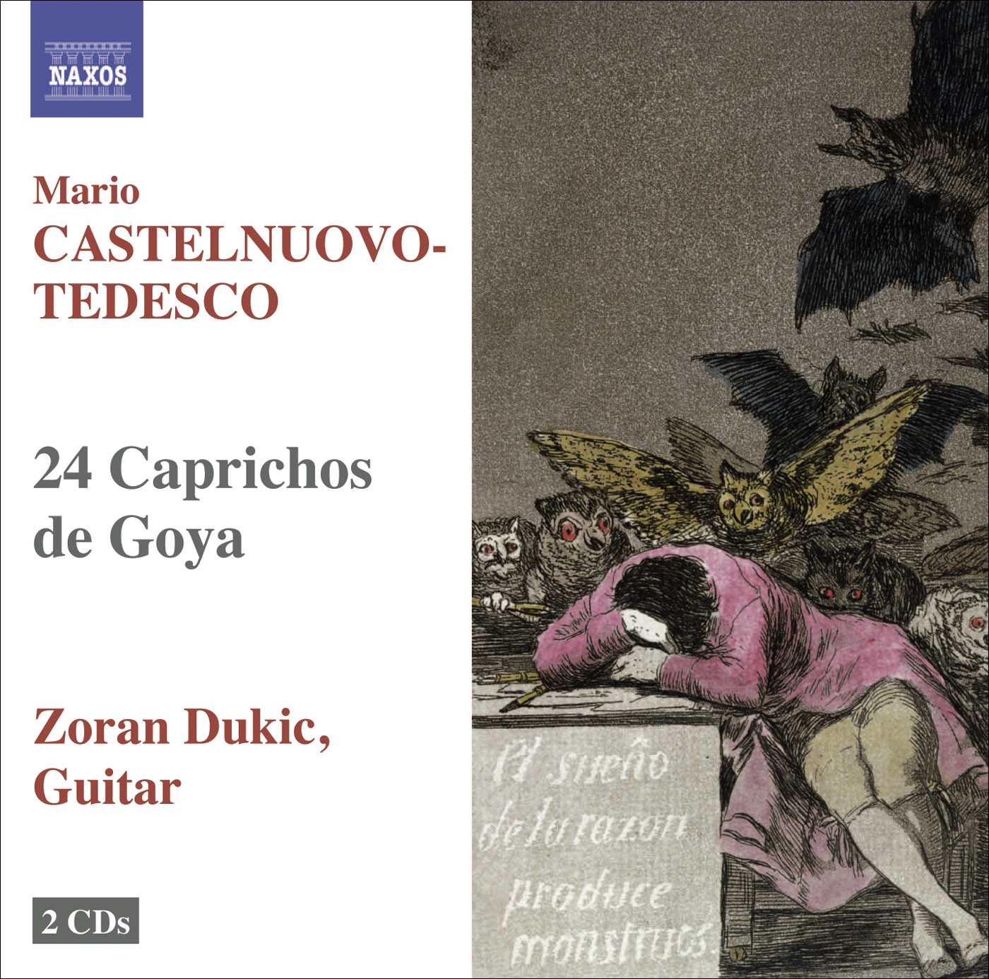 Castelnuovo-Tedesco: 24 Caprichos de Goya album cover