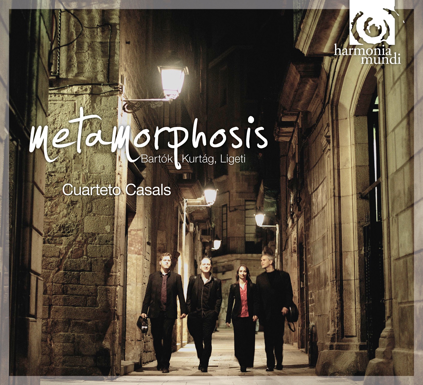 "Metamorphosis": String Quartets by Bartók, Kurtág & Liegeti album cover