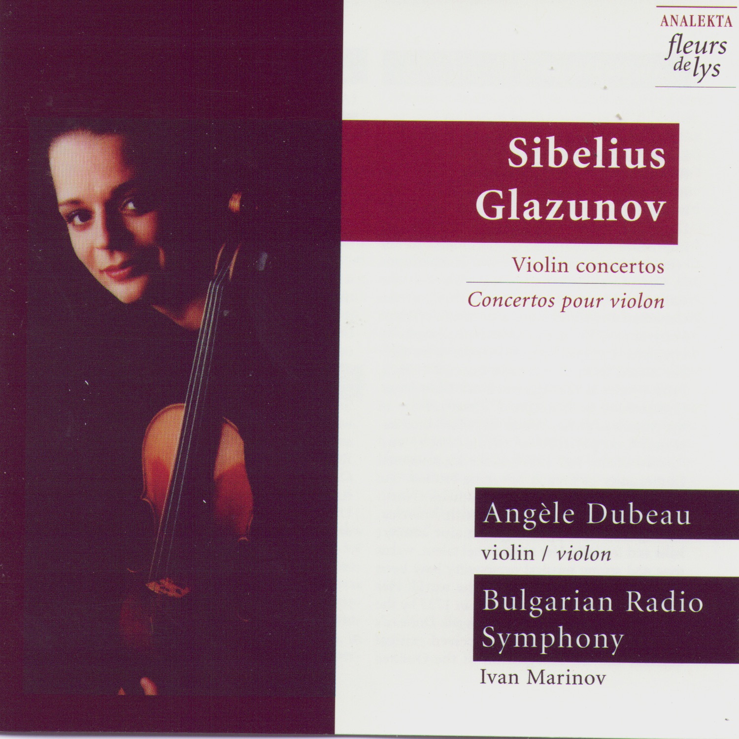 Sibelius & Glazunov: Violin Concertos (Concertos Pour Violon) album cover