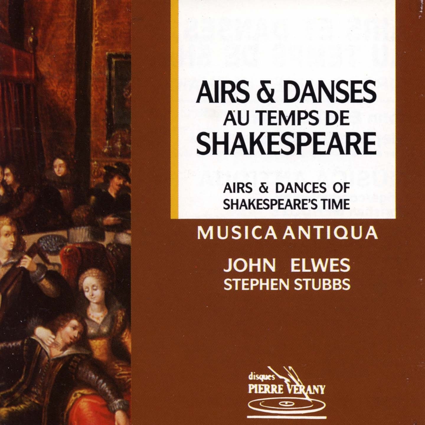 Airs & danses au temps de Shakespeare album cover