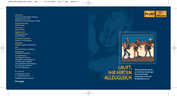 Christmas Music At the Court of the Salzberg Prince Archbishop album cover