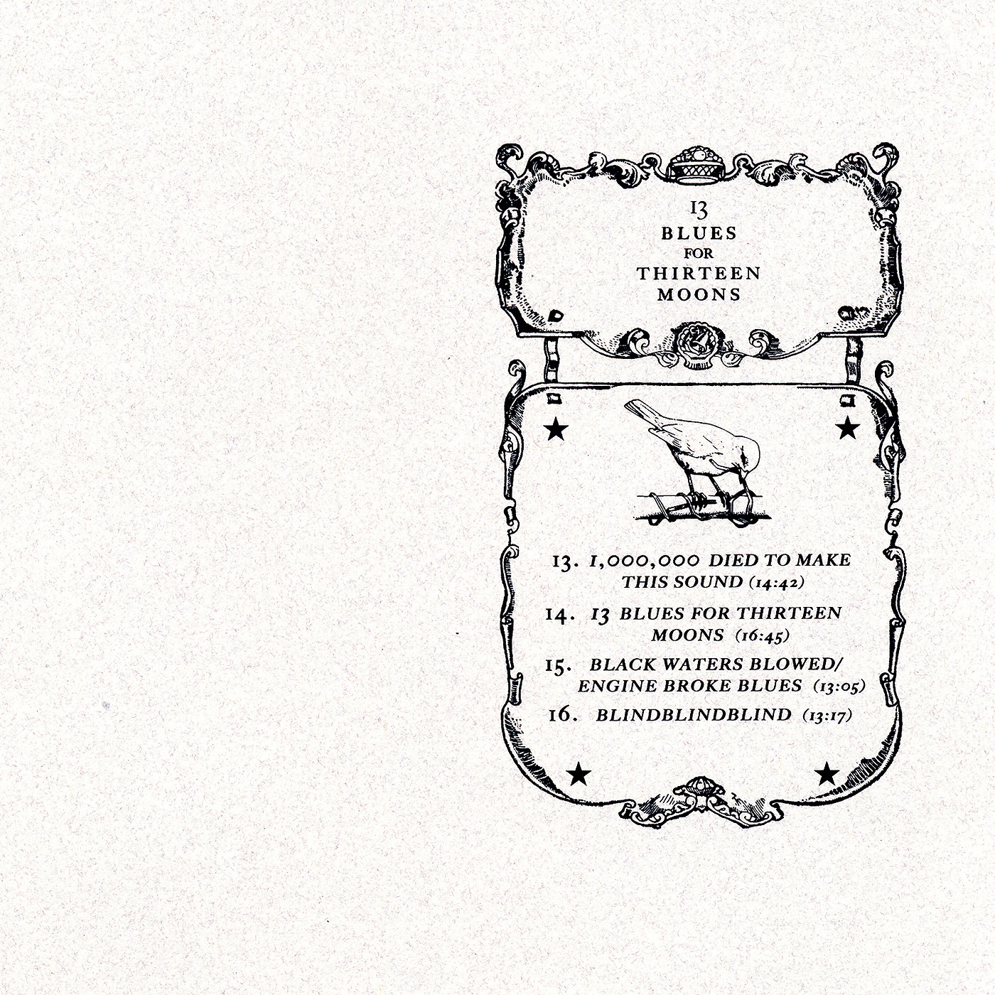 13 Blues For Thirteen Moons album cover