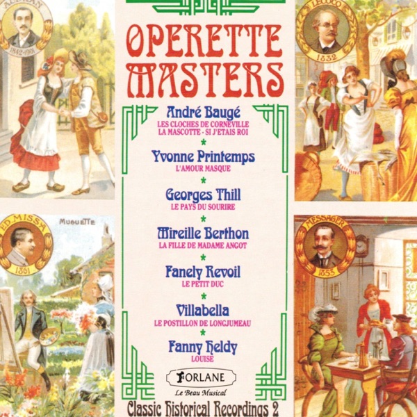 Operette Masters (Classic Historical Recordings 2) album cover