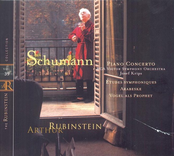 Rubinstein Collection, Vol. 39: Schumann: Piano Concerto In A Minor, Op. 54 album cover