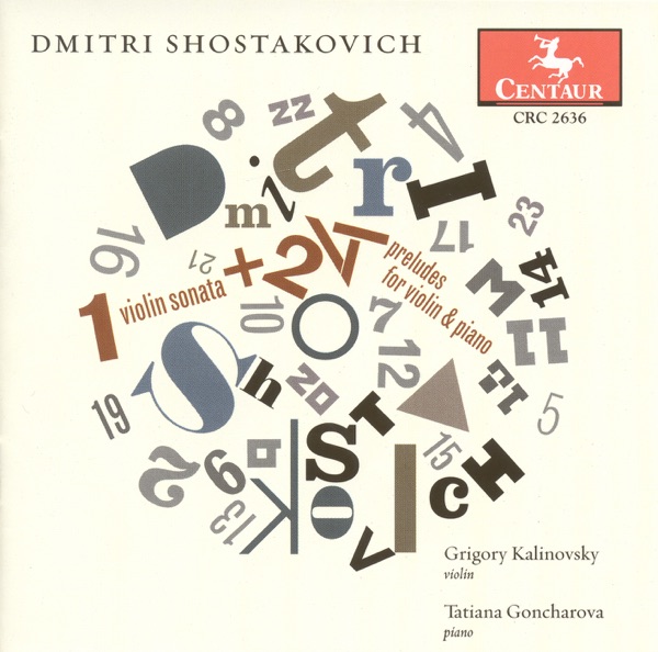 Shostakovich, D.: Violin Sonata, Op. 134 - 24 Preludes album cover