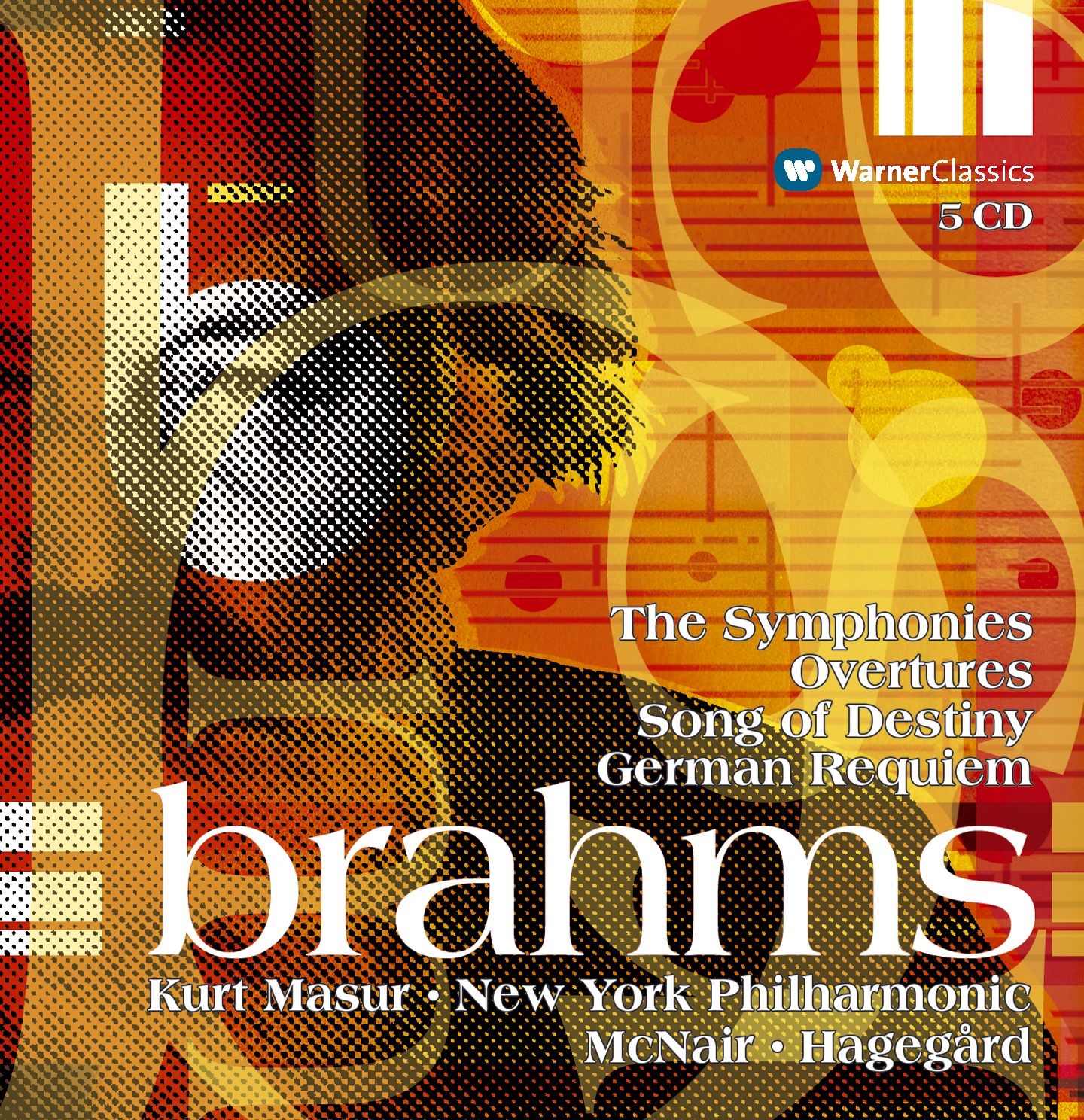Brahms: Symphonies Nos. 1-4, Overtures, Ein deutsches Requiem album cover