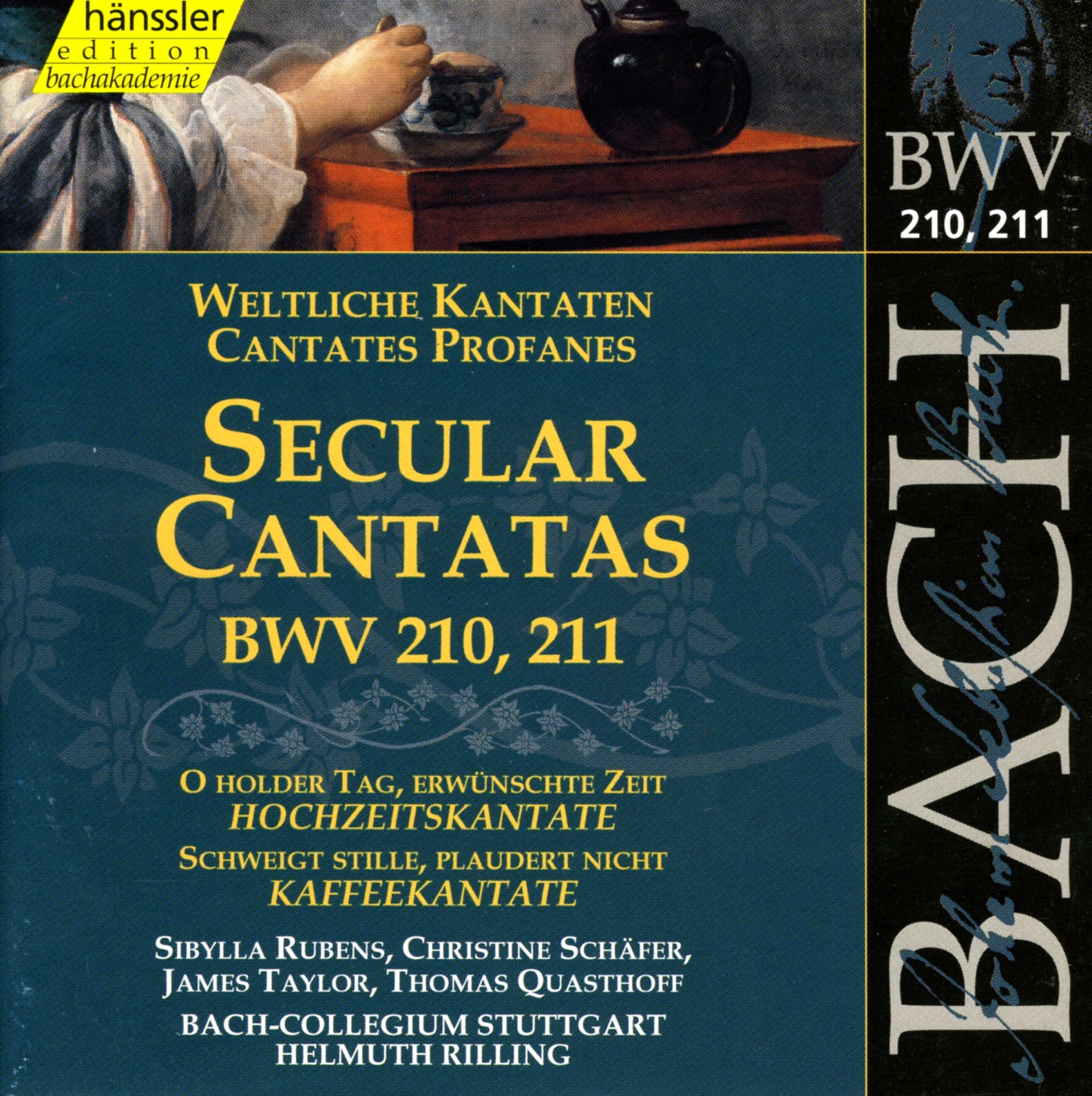 Bach, J.S.: Secular Cantatas, Bwv 210-211 album cover