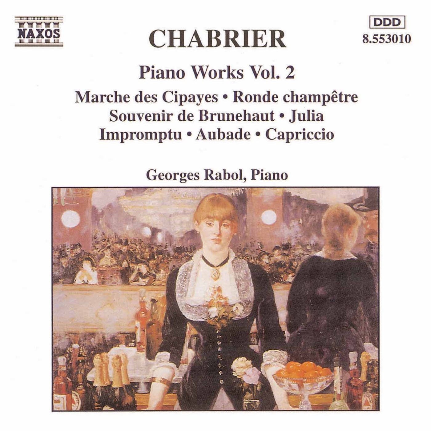 Chabrier: Piano Works, Vol. 2 album cover